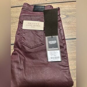 Burberry Brit Skinny Jeans - Deep Burgundy